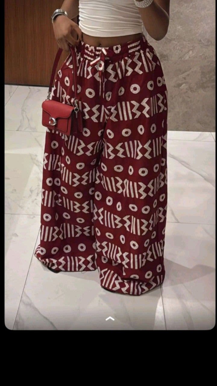 Baggy Ankara trouser