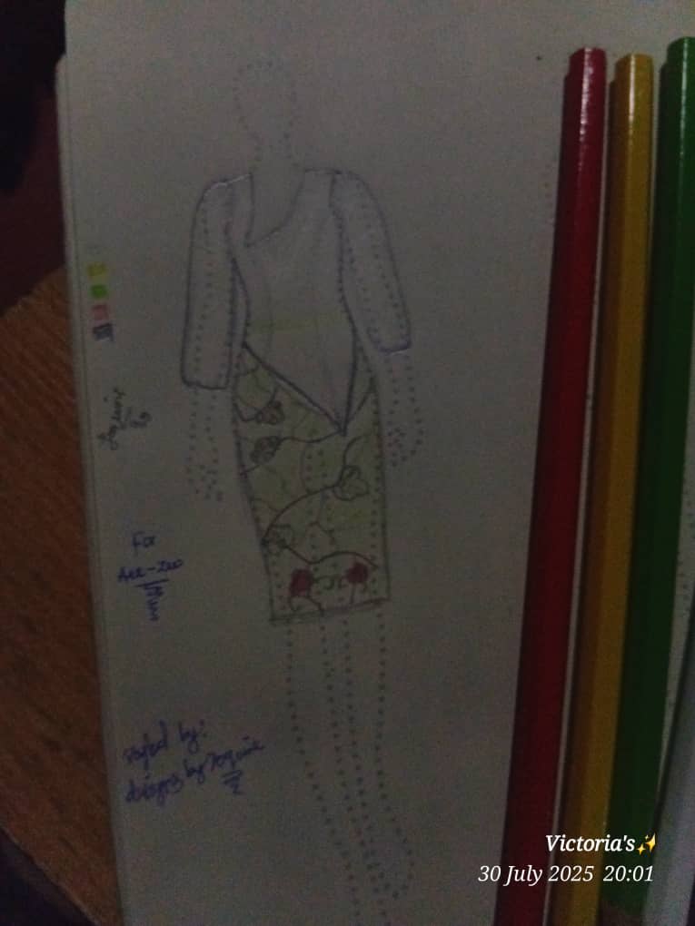 Pattern drafting and fashion illustrations